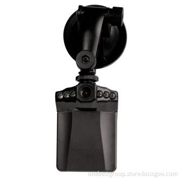Dash Camera DVR Cam with Color Playback/2.4-inch LCD Screen/270deg; Rotatable Lens/Remote Control